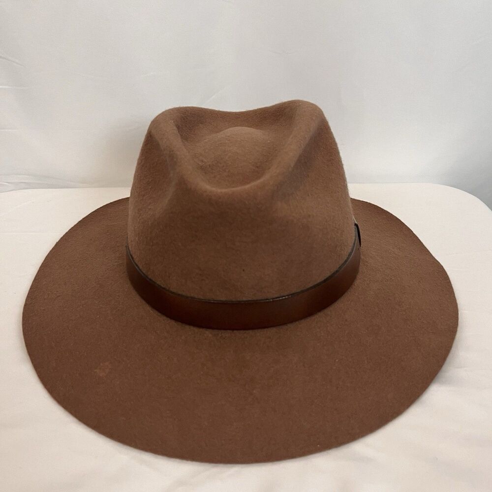 Broner Autumn Wool Outback Hat | Crushable Water Repellent Made in USA Brown Med